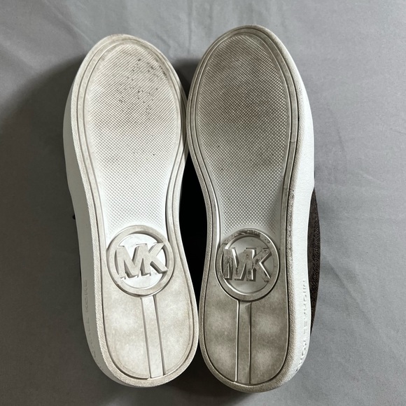 MICHAEL Michael Kors Women’s Keaton Logo-Print Slip On Sneaker Brown Size 6M - Picture 6 of 13